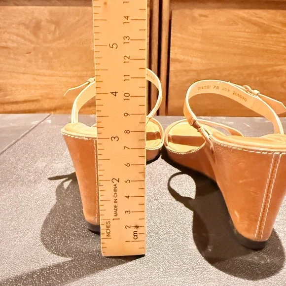 Cole Haan Wedges Slip On Thin Straps - Picture 4 of 12